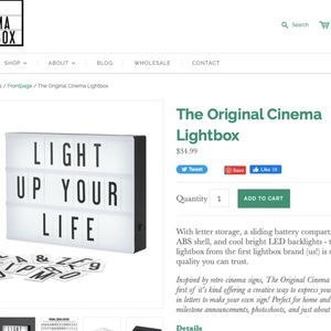 The Original Cinema Lightbox